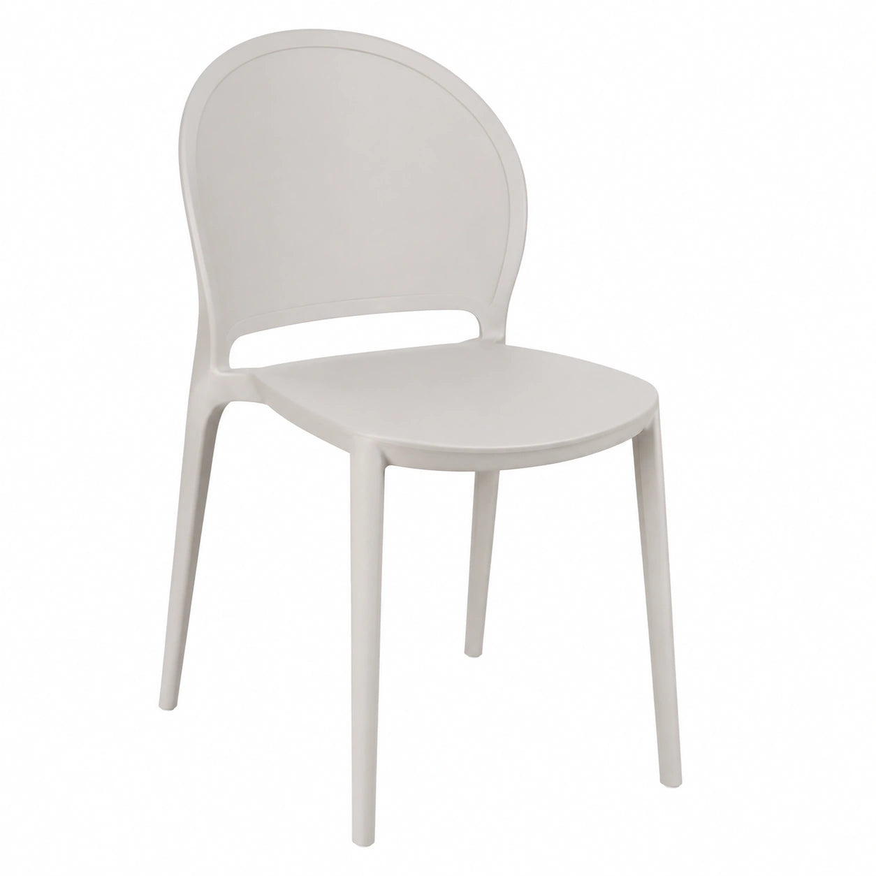 Chaise de jardin, coloris taupe, pour la terrasse ou le jardin