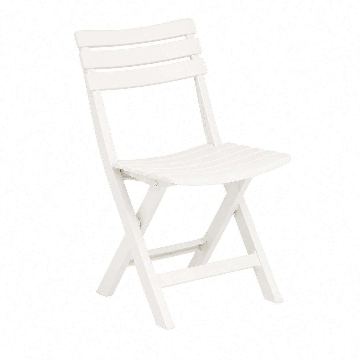Chaise de jardin, pliable, coloris blanc, pour la terrasse ou le jardin