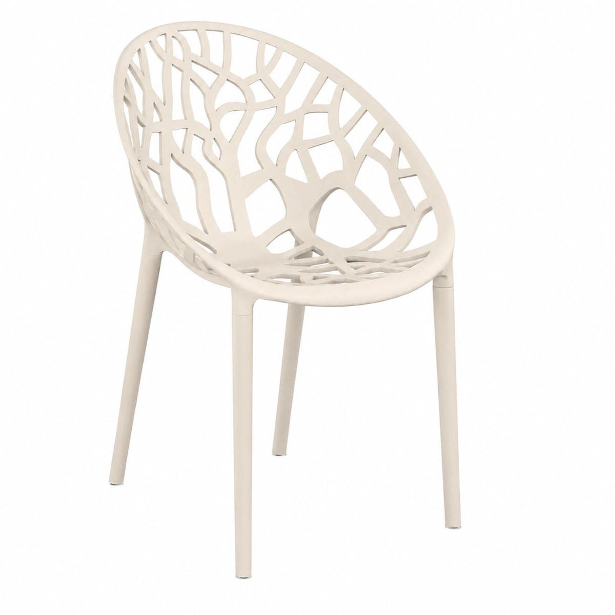 Chaise de jardin, coloris beige, pour la terrasse ou le jardin