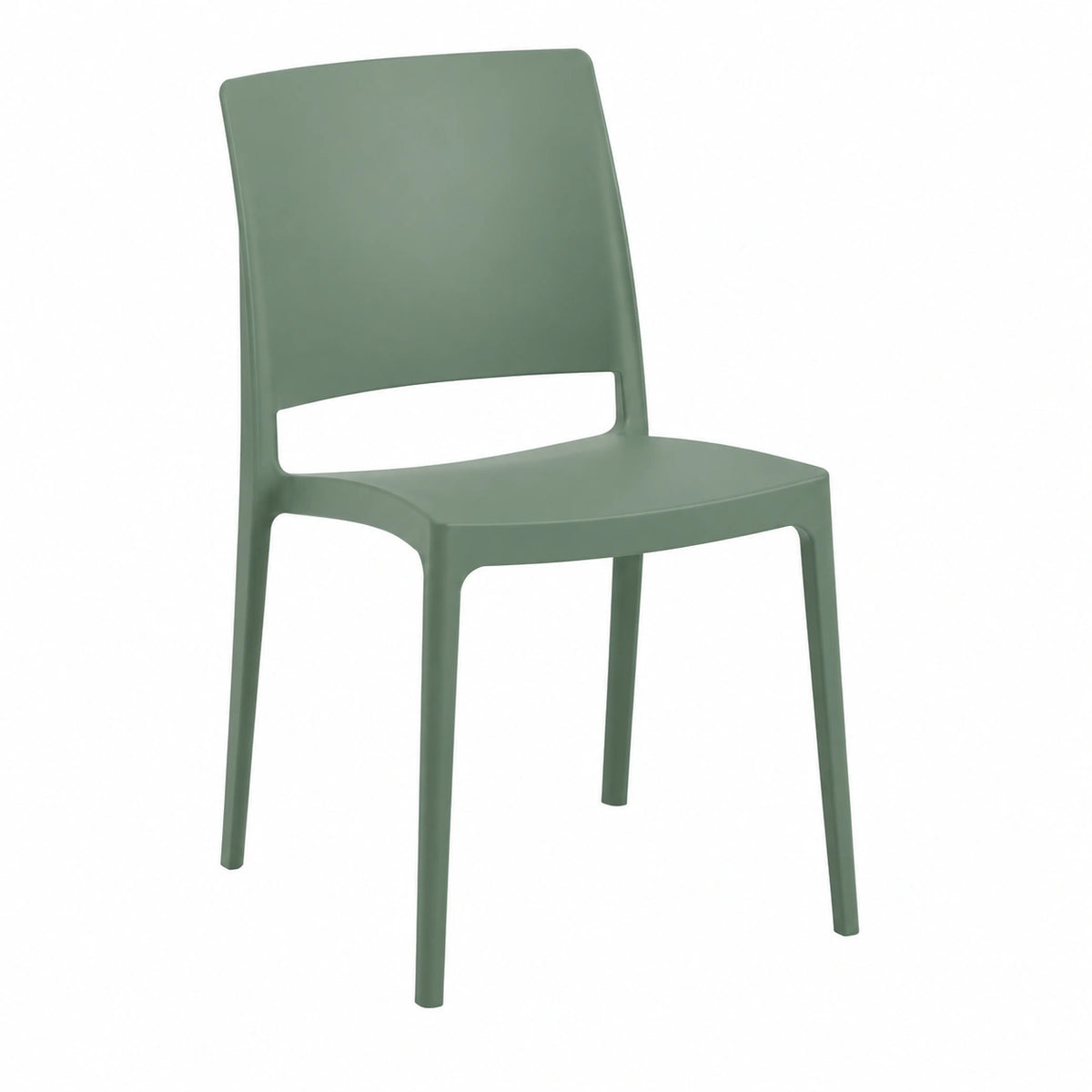 Chaise de jardin, en verre, coloris vert, pour la terrasse ou le jardin