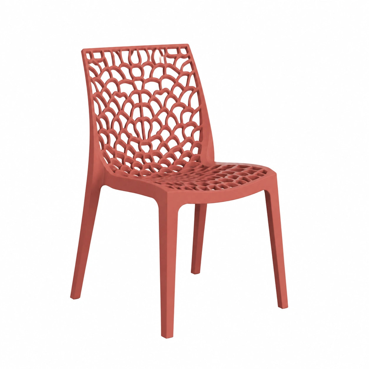 Chaise, coloris rouge, pour la salle à manger ou la cuisine
