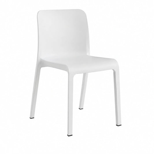 Chaise, coloris blanc, pour la salle à manger ou la cuisine