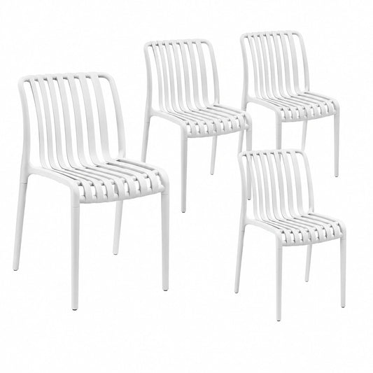 Chaise de jardin, coloris crème, pour la terrasse ou le jardin