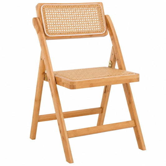 Chaise, en bambou, pivotant, pour la salle à manger ou la cuisine
